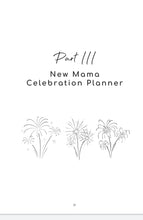 New Mama Celebration Planner